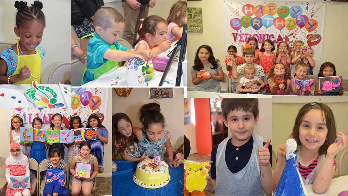 Ceramic painting birthday package