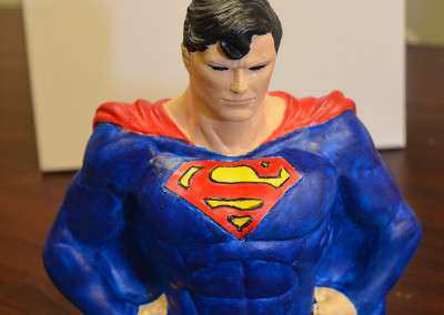 Superman plaster figurine