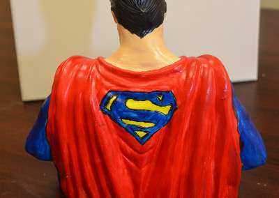 Superman plaster figurine