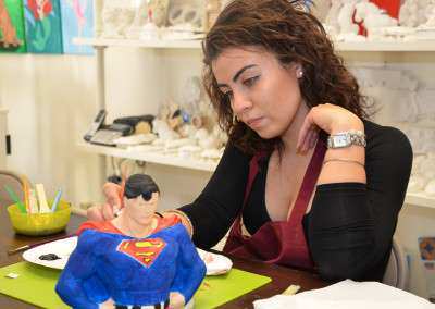 Superman plaster figurine