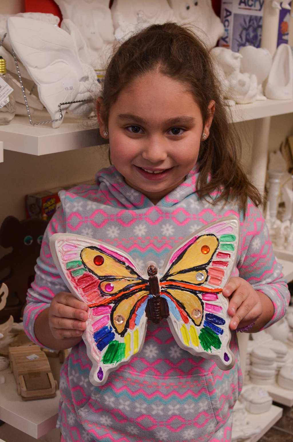 Beautifully painted butterfly