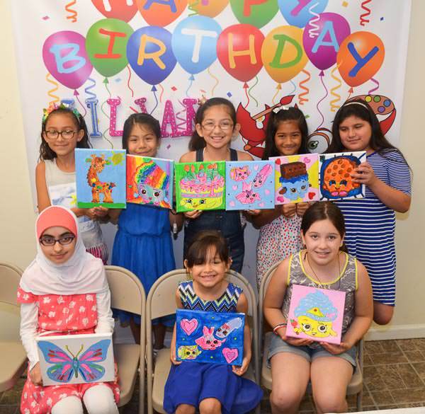 birthdaypartyceramicpainting0360 Art Fun Studio