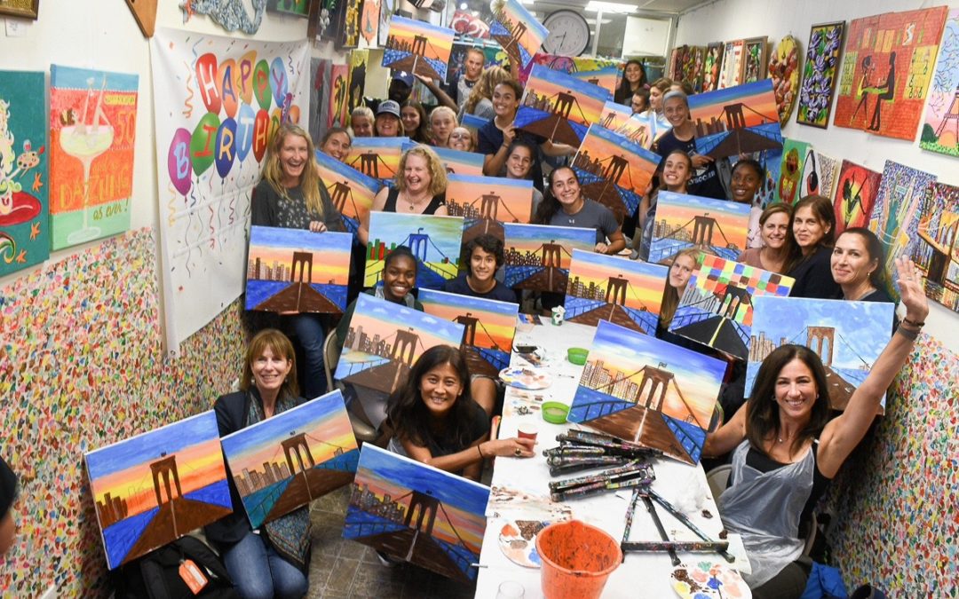 Paint and Sip Wine Painting Parties - Paint Night Fun