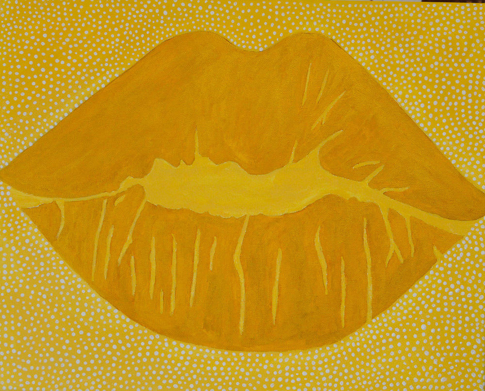 Lips - sip and paint image