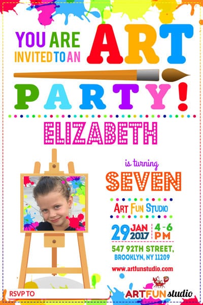 Birthday party invitation