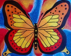 Butterfly painting