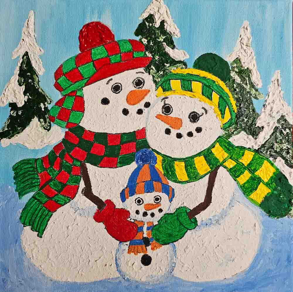 Paint and Sip - Festive Snowman