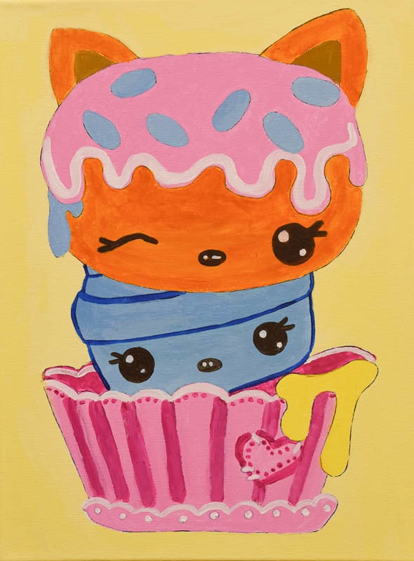 birhtday painting for Num Noms