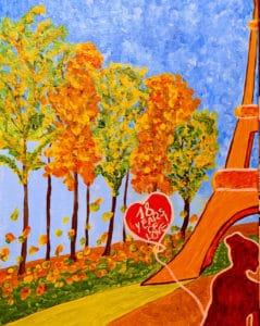 Paris in love - left side