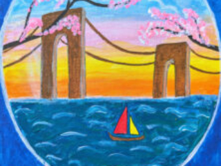 Spring Verrazano Bridge