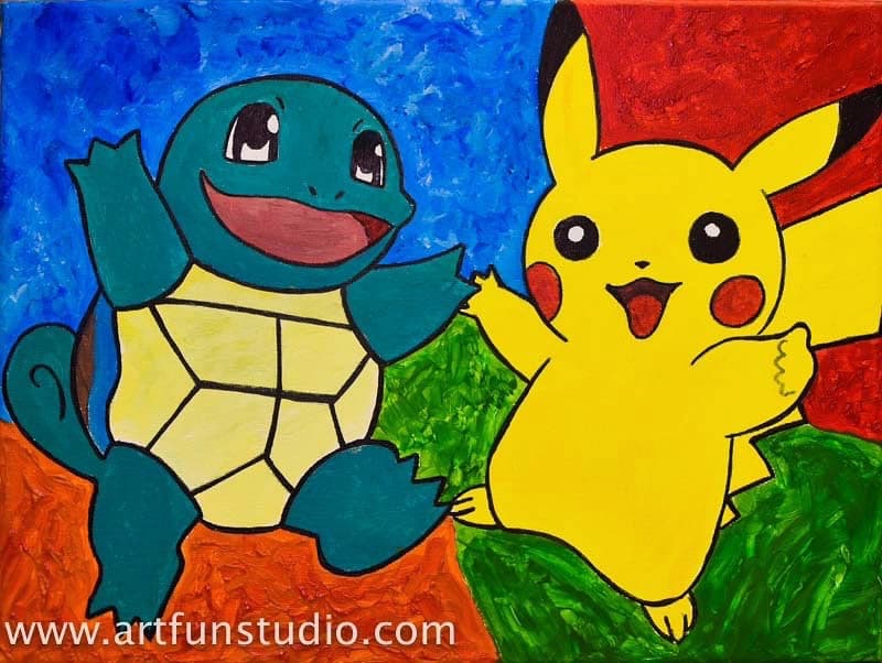 Pokemon painting