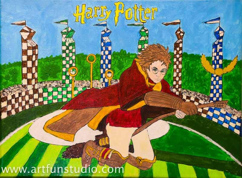 Harry Potter painting