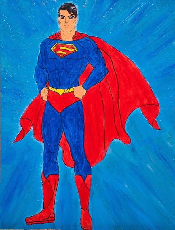 Superman to paint