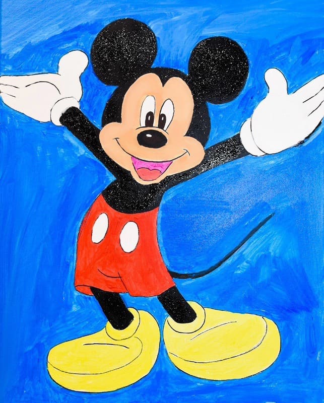 Mickey Mouse for Kids Art Birthday Party