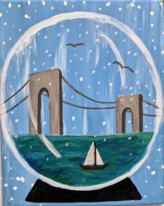 Snow Globe with Verrazano Bridge