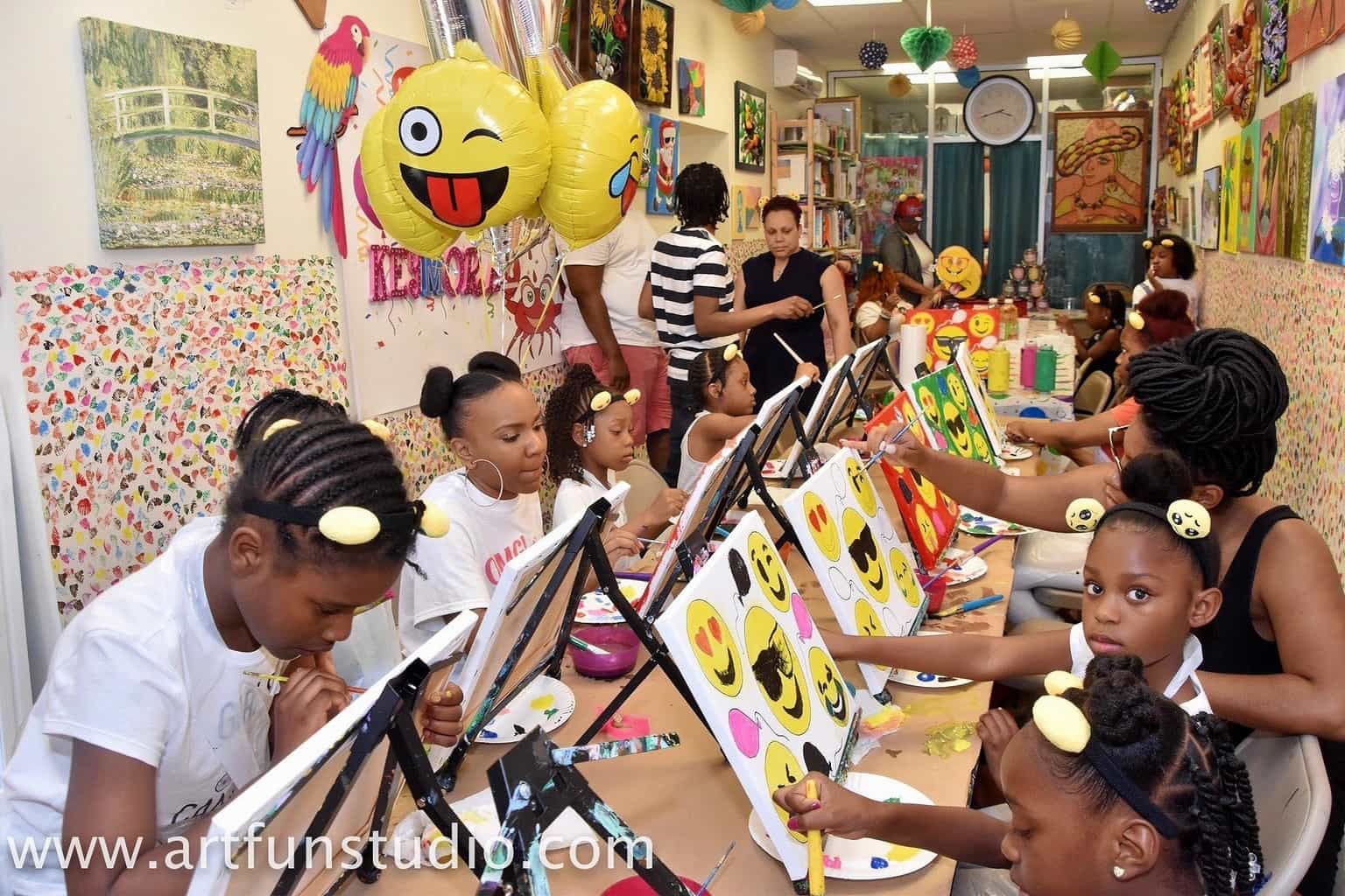 Emoji theme Birthday Party in Brooklyn