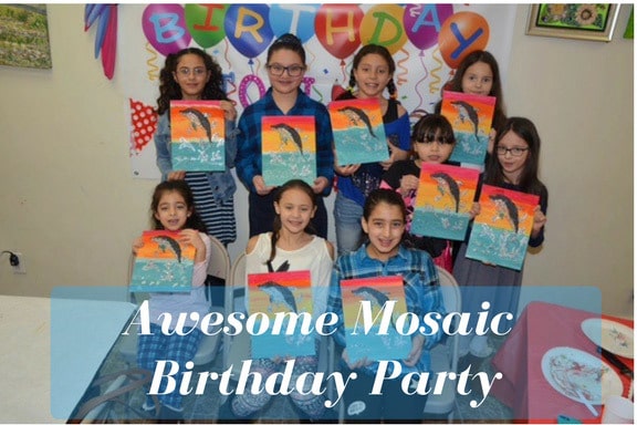 Mosaic for children Birthday party Mosaic for children Birthday party
