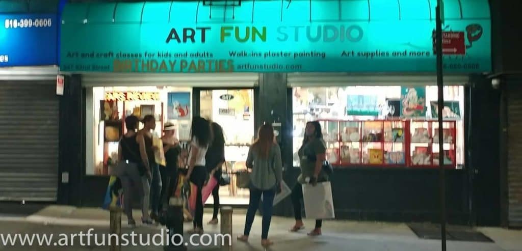 Art fun Studio at Night in Bay Ridge