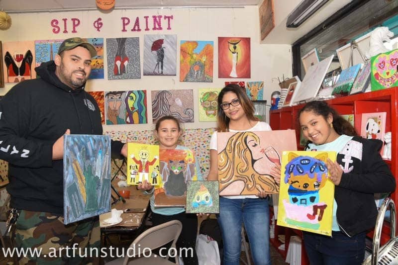 Art family activity in brooklyn