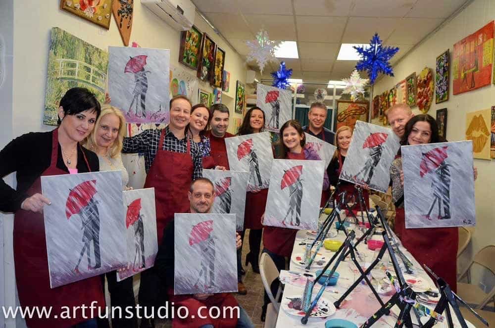 Adult Sip and Paint events, Adult Birthday parties