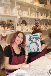 Sip and Paint event for teenagers
