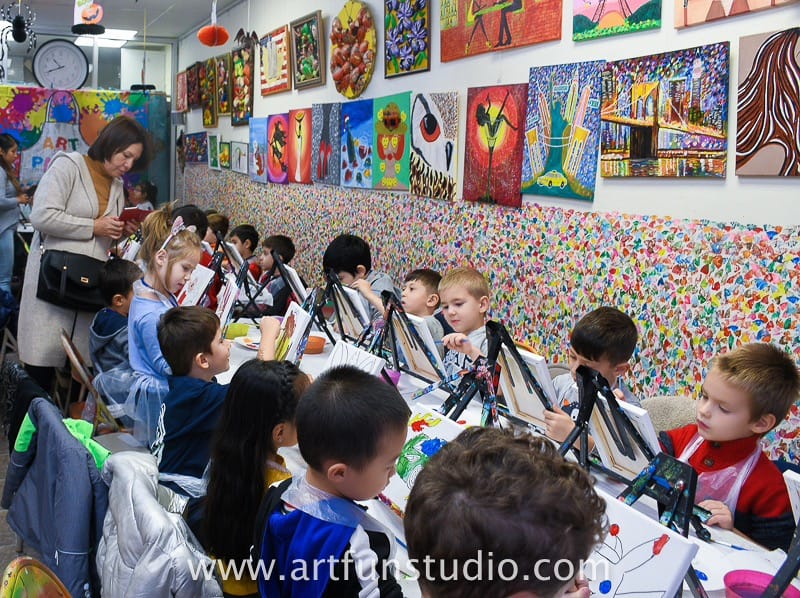 Art Field Trip for Kindergarten students in Brooklyn