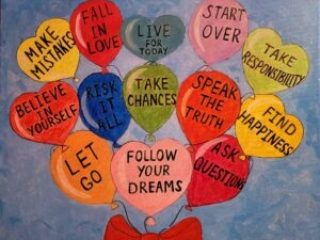 Balloons with wishes