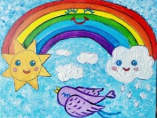 Funny rainbow