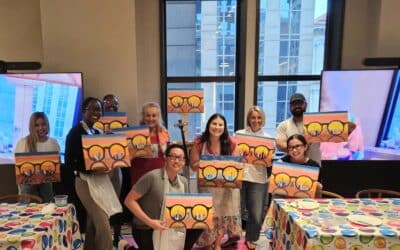 Sparking Creativity and Team Spirit: Art Fun Studio’s Custom Event at LensCrafters Manhattan!