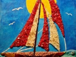 mixed media_ kids proects sails