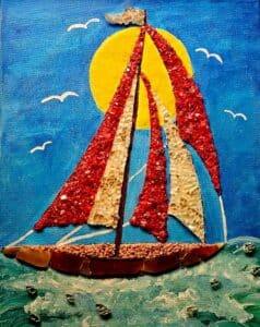 mixed media_ kids proects sails