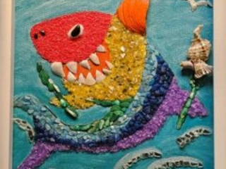 colorful shark