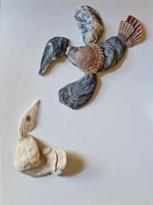 Birds seashell project